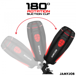 JAMYJOB - PYSTON BASE MASTURBADOR AUTOMÁTICO CON DILDO CONTROL REMOTO