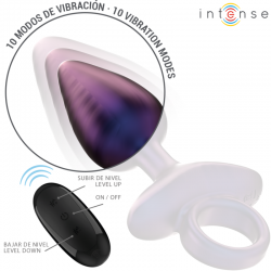 INTENSE - MICHAEL PLUG ANAL VIBRADOR MODELO 2 CONTROL REMOTO