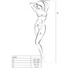 PASSION - WOMAN BS016 BODYSTOCKING BLANCO TALLA UNICA